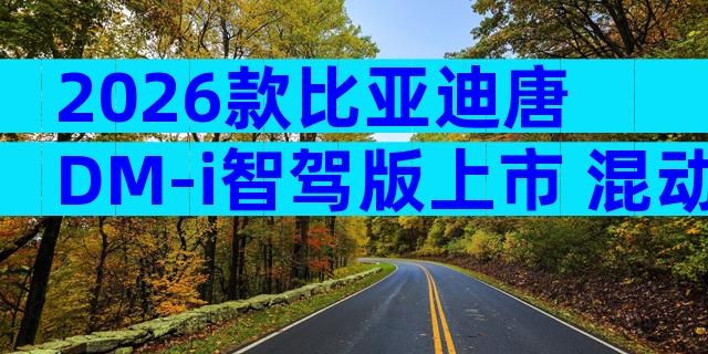 2026款比亚迪唐DM-i智驾版上市 混动SUV配置与购车指南详解